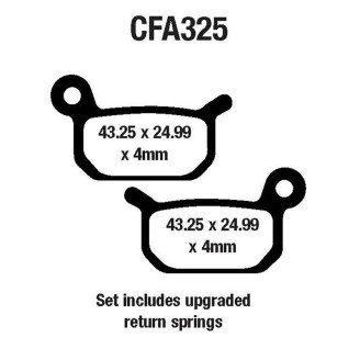 PASTIGLIE MTB CFA325R Mountain Bike EBC