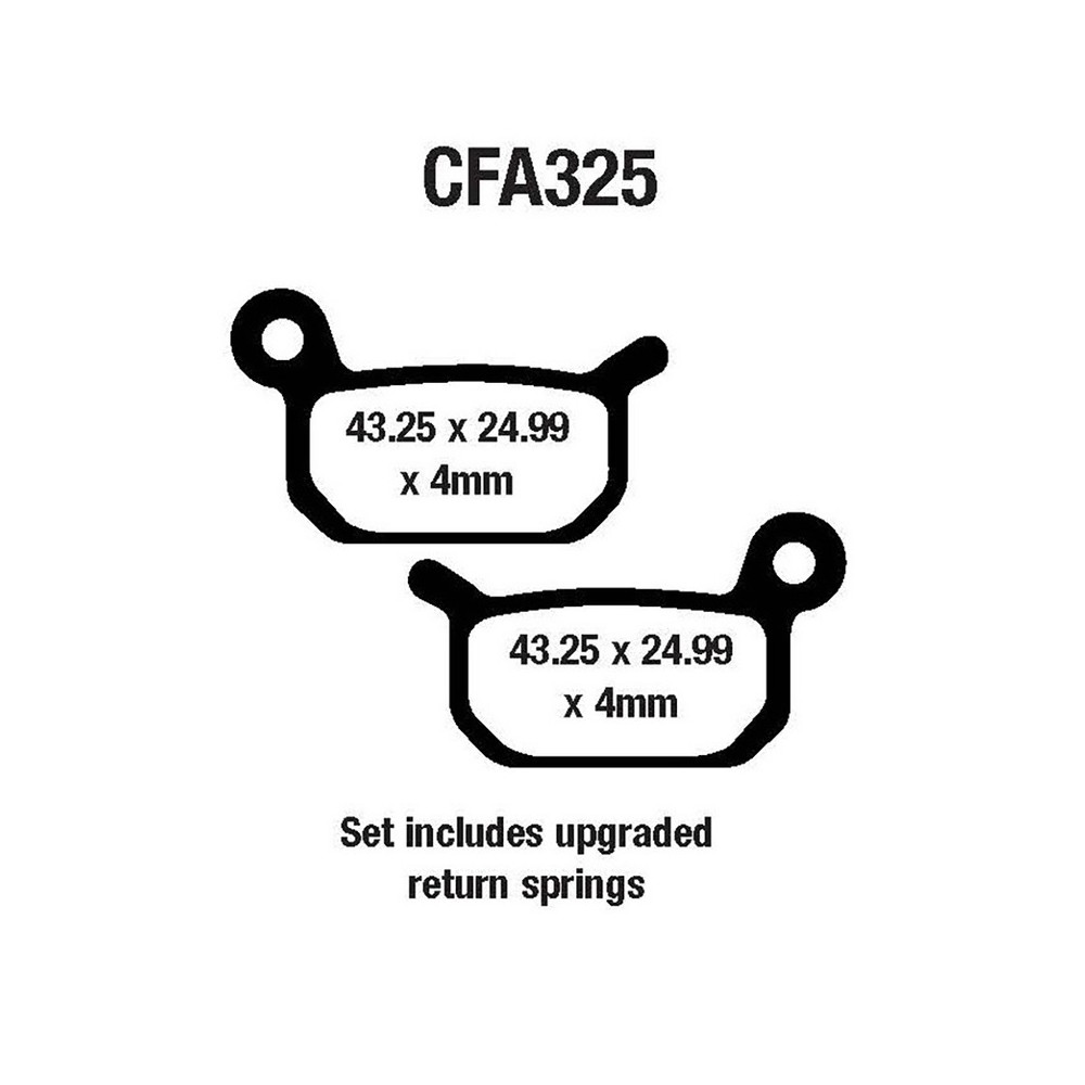 PASTIGLIE MTB CFA325R Mountain Bike EBC