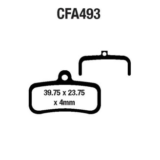 PASTIGLIE MTB CFA493R Mountain Bike EBC