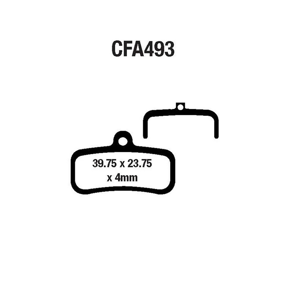 PASTIGLIE MTB CFA493R Mountain Bike EBC