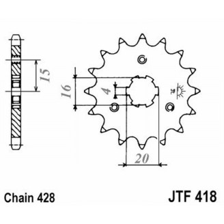 PIGNONE JT 418 z14  JT