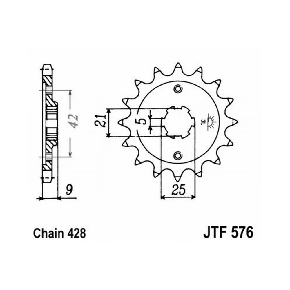 PIGNONE JT 576 z15  JT