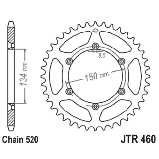 CORONA JT 460 z39 Kawasaki KLX S 250 09-10 JT