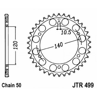 CORONA JT 499 z44 per modifica rapporto finale JT