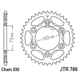 CORONA JT 766 z43 Ducati Multistrada 1200 16- JT