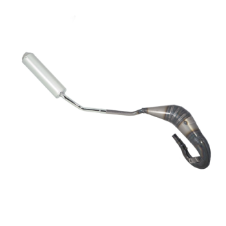 Marmitta Evok Iron Pipe saldata con silenziatore Shorty in Alluminio e Inox per HM Cre BajaSix Competiton - Crm Derapage 50 10-1 Marmitte e silenziatori Evok