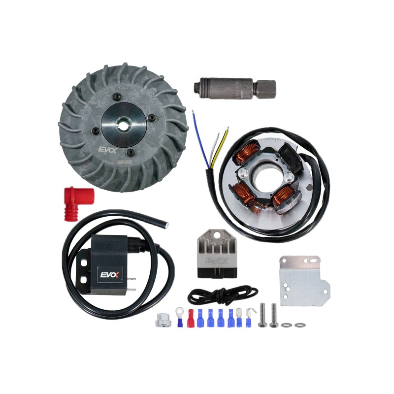 Electronic ignition kit Evok Iron Spark Vespa 50 Special-50 LNR-PK50-125125 Primavera-125 ET3 Ø19 - Flywheel machined from the Electronic Ignitions Evok