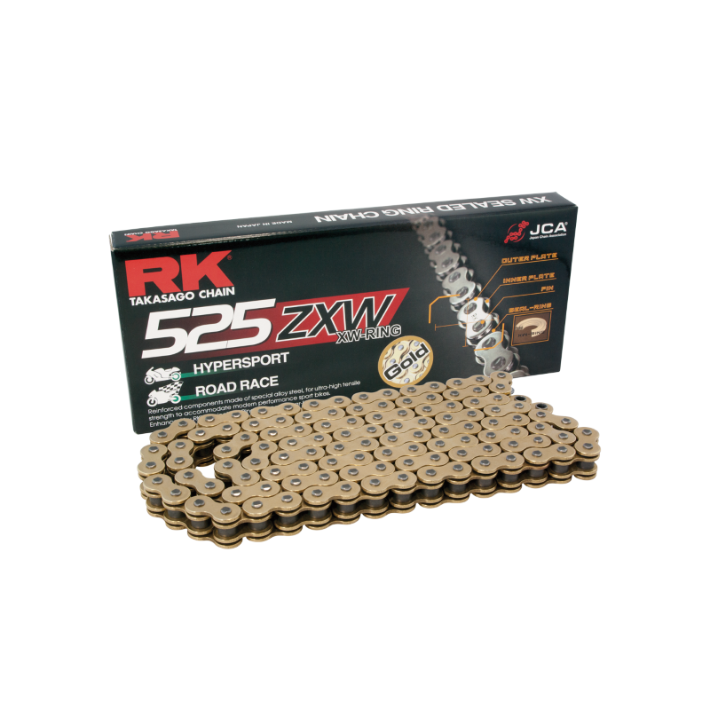 CADENA RK 525ZXW-116 ORO CLF Cadenas de transmisión RK