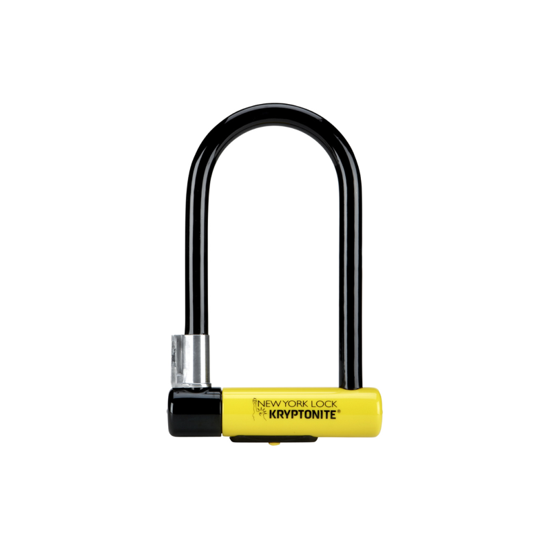 Candado U-Lock NEW YORK STANDARD - negro amarillo Candados y cadenas para bicicletas Kryptonite