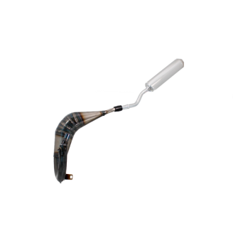 Sistema de escape soldado a mano Evok Iron Pipe con silenciador Shorty de acero inoxidable y aluminio para Vent Baja-Derapage 50 Silenciadores y silenciadores Evok