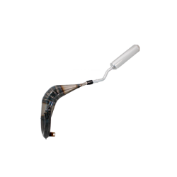 Marmitta Evok Iron Pipe saldata con silenziatore Shorty in Alluminio e Inox per Vent Baja-Derapage 50 23-25 Marmitte e silenziatori Evok