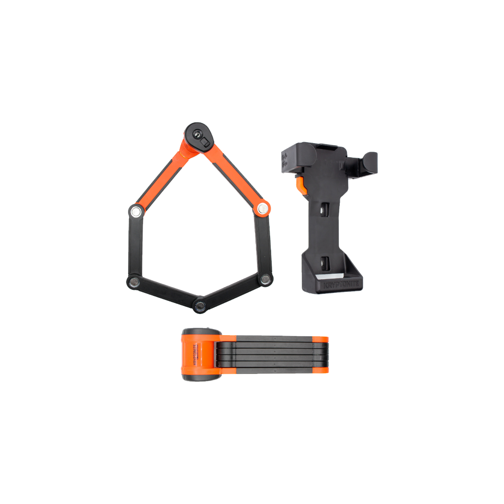 Lucchetto Pieghevole Evolution 790 - Nero Arancio