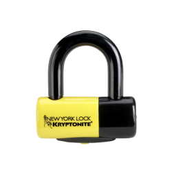 Bloque disque NEW YORK LIBERTY - noir jaune Cadenas et chaînes de vélo Kryptonite