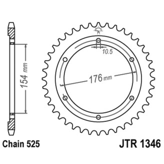 CORONA JT 1346 z43 Crossrunner VFR 800 14-17 JT