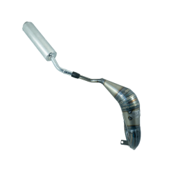 Evok Iron Pipe hand welded exhaust system with Inox and Alu Shorty silencer for Vent Baja-Derapage 50 19-22 Mufflers and silencers Evok