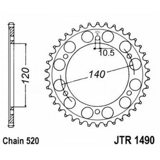 CORONA JT 1490 z37 per modifica rapporto finale JT