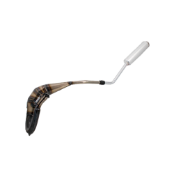 Evok Iron Pipe hand welded exhaust system with Inox and Alu Shorty silencer for Derbi DRD PRO 50 07-13 Mufflers and silencers Evok