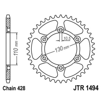 CORONA JT 1494 z56 Kawasaki Z125 19- JT