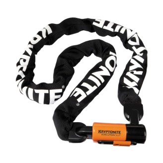 Candado cadena integrada EVOLUTION SERIES 4 - 160 cm, negro naranja Candados y cadenas para bicicletas Kryptonite