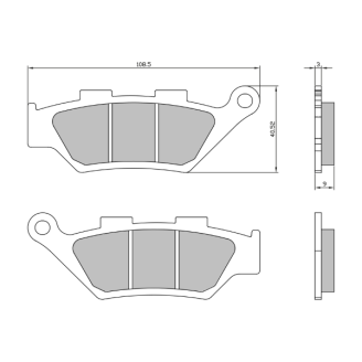 Pastiglie Freno Sinter Sinterizzate Benelli TRK 502 Sinter