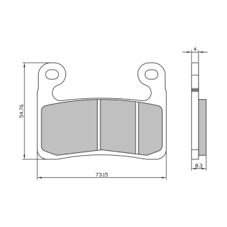 Pastiglie Freno Sinter Sinterizzate BMW R 1250 GS Sinter