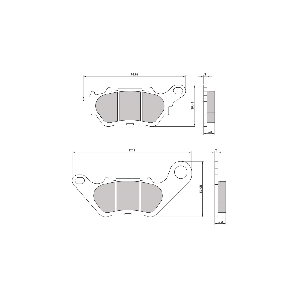 Pastiglie Freno Sinter Sinterizzate Yamaha R3 Sinter