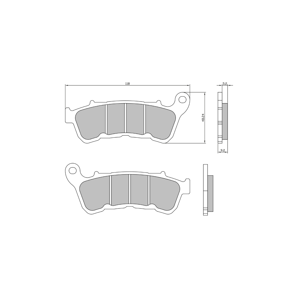 Pastiglie freno SINTER Harley Davidson 883 2014- Sinter