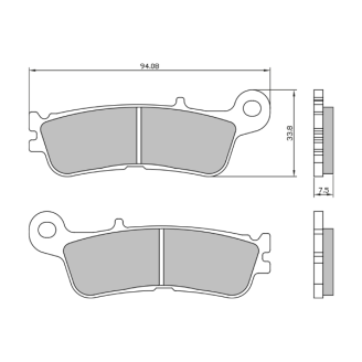 Pastiglie Freno Sinter Sinterizzate Yamaha YZ450F Efi Sinter