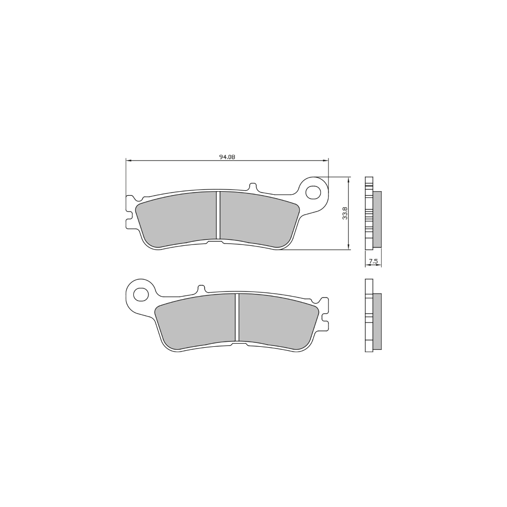 Pastiglie Freno Sinter Sinterizzate Yamaha YZ450F Efi Sinter