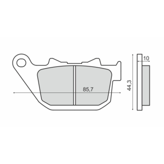 Pastiglie Freno Sinter Sinterizzate Harley Davidson Sportster 1200 ...