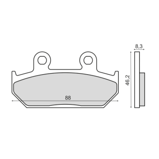 Pastiglie Freno Sinter Sinterizzate Honda RS 125R Sinter