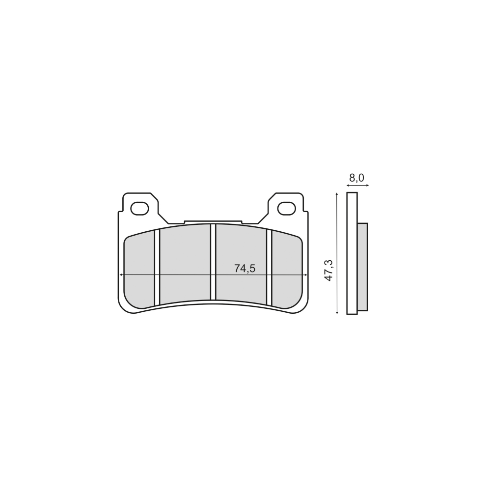 Pastiglie Freno Sinter Sinterizzate Honda CBR 600RR Sinter