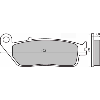 Pastiglie Freno Sinter Sinterizzate Honda Integra Sinter