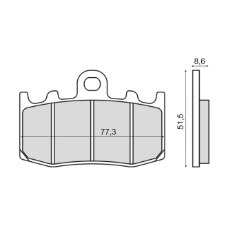 Pastiglie Freno Sinter Sinterizzate Bmw K 1200S Sinter