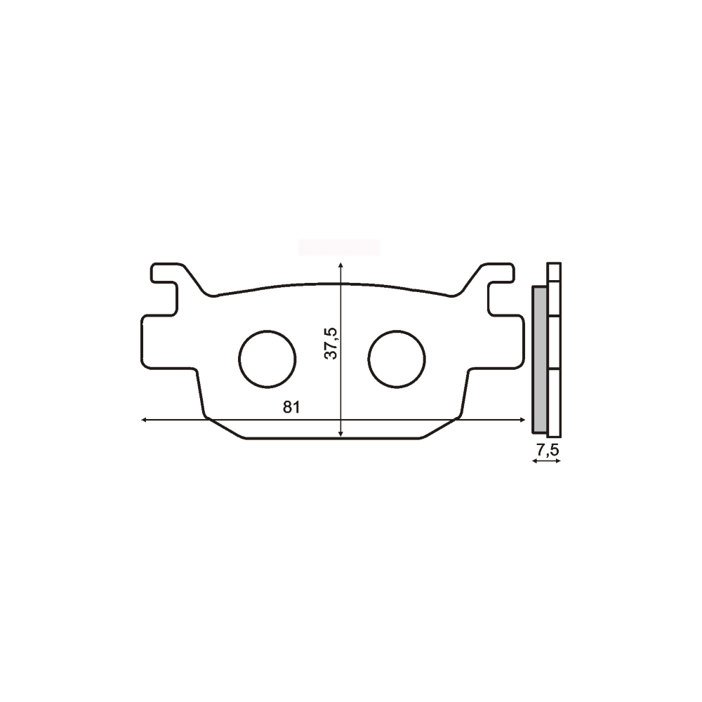 Pastiglie Freno Sinter Sinterizzate Honda Jazz 250cc Sinter