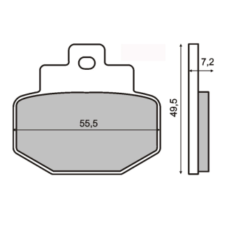 Pastiglie Freno Sinter Sinterizzate Gilera Runner 125cc Sinter