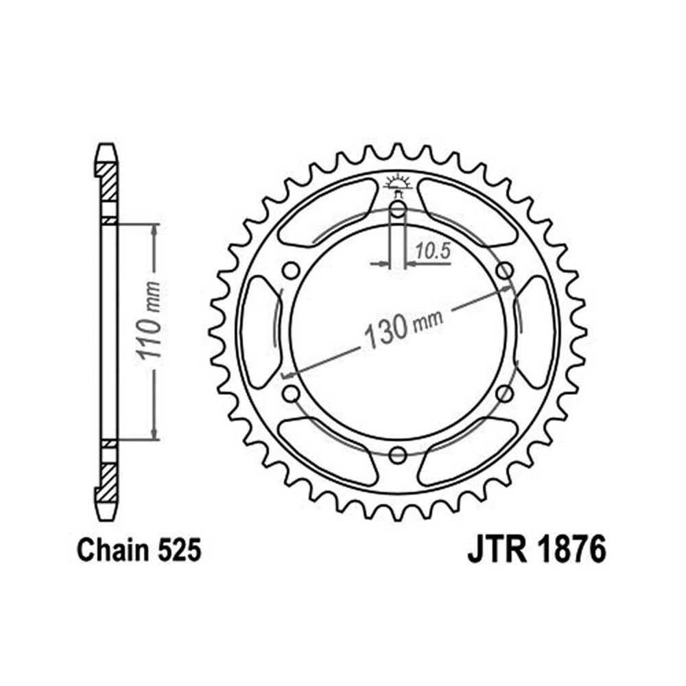 CORONA JT 1876 z43 GSX-S 750 17-18 JT