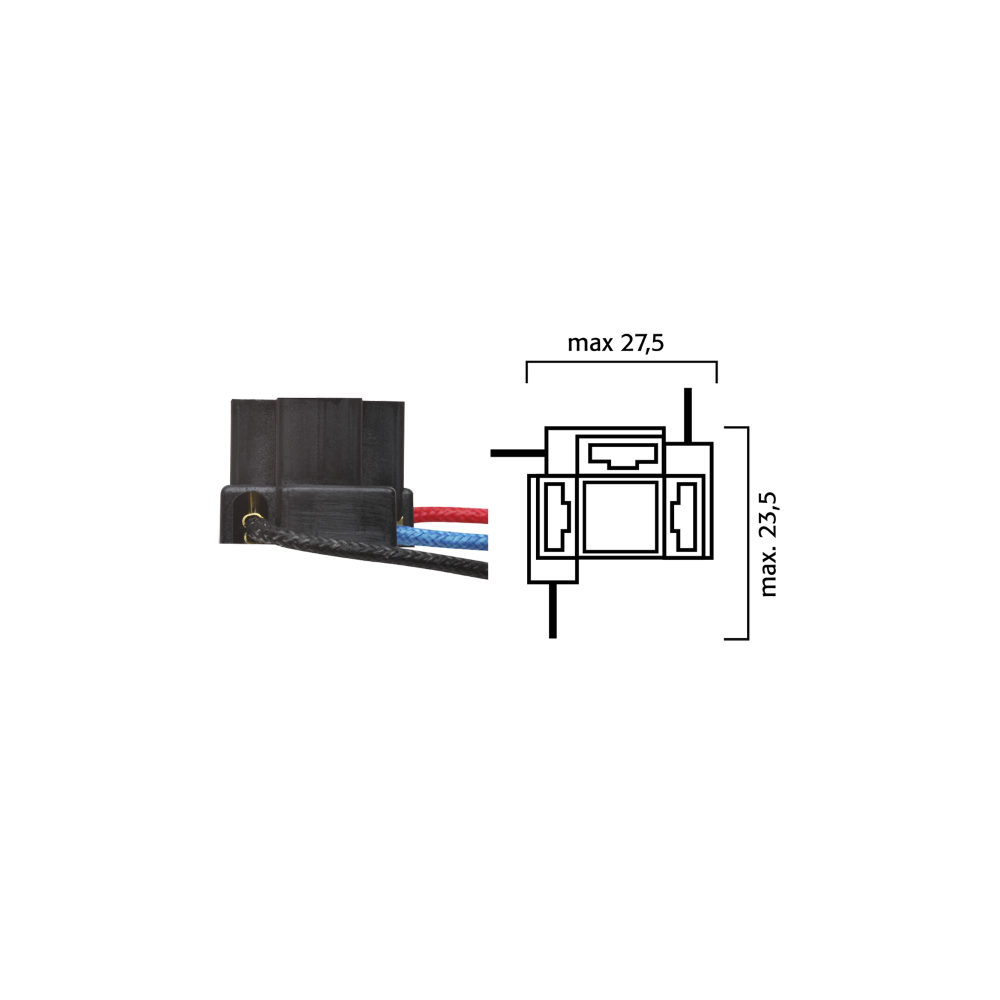 Portalampada Flosser H4 - H4 Flosser