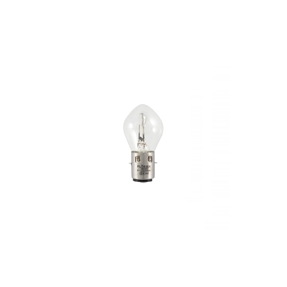 Lampadina Flosser 12V 25/25W ba20d - Bianca Flosser