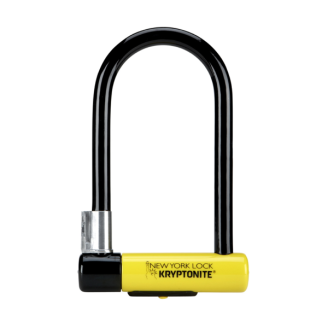 Lucchetto U-Lock NEW YORK STANDARD - nero giallo Kryptonite