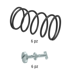  Classic Retainers And Springs Kit Piaggio Si 50cc 121858590/121890120 Bodywork Accessories Rms Classic