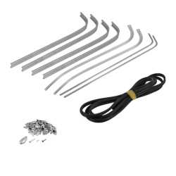 Kit patins RMS Classic Floor Piaggio Vespa 160cc GS VSB1 Bandes de pied de lit Rms Classic