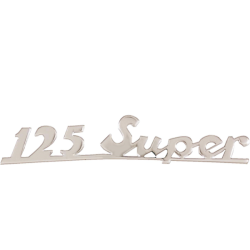 Badge arrière RMS Classic Piaggio Vespa 125cc Super 150498 Plaques nominatives - Écussons - Frises Rms Classic