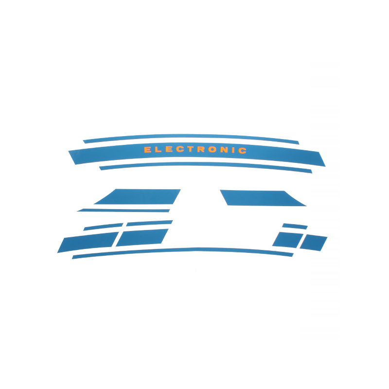 Ensemble dautocollants RMS Classic Strips Electronic 610194M Plaques nominatives - Écussons - Frises Rms Classic