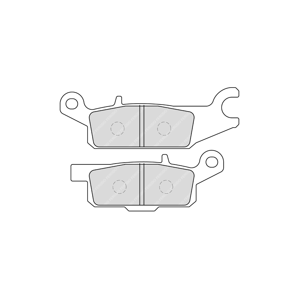 Plaquettes de frein Ferodo tout-terrain FDB2233SG Plaquettes de frein Ferodo