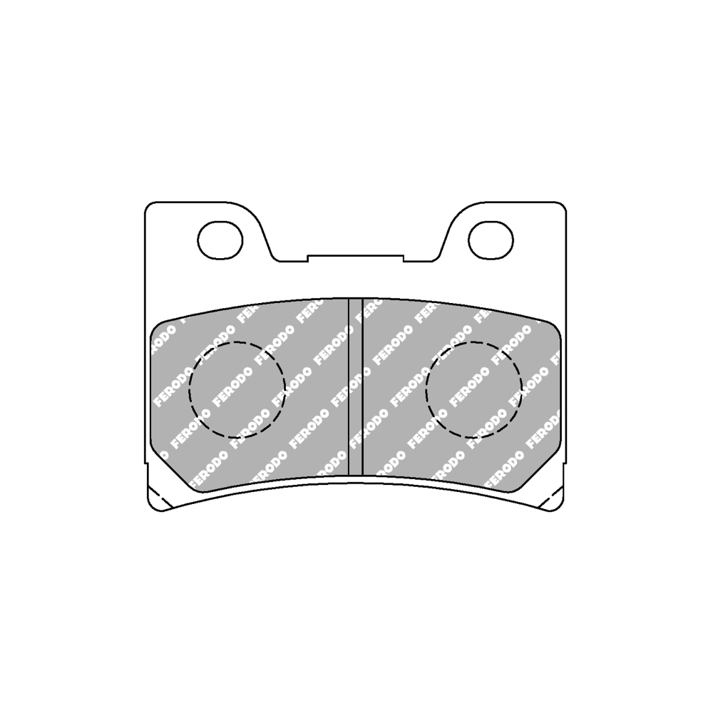 Ferodo Plaquettes de Frein Platine Route FDB637P Plaquettes de frein Ferodo