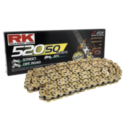 Rk Chain 520SO-116 Gold Clf Sprockets RK