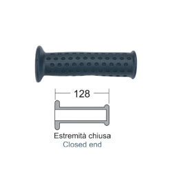 Puños negros DOMINO Piaggio Vespa Granturismo 125-200cc Perillas Domino