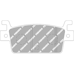 Plaquettes de frein Ferodo Eco Friction FDB2304EF Plaquettes de frein Ferodo