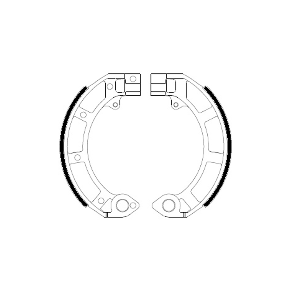 FERODO Brake Shoes ECO FSB874A Brake Shoes Ferodo